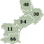 carte languedoc roussillon